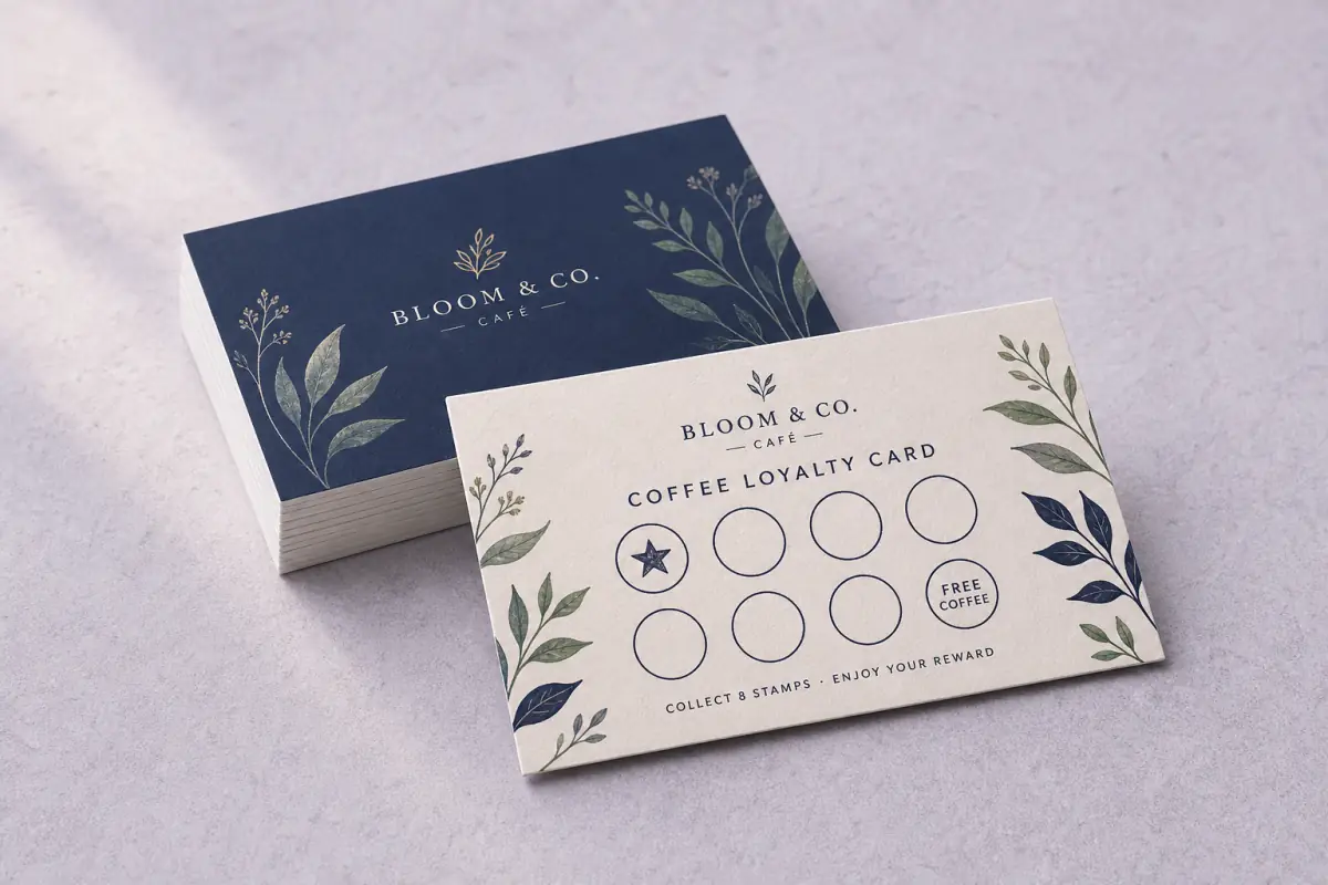 Custom printed Loyalty Cards from Print Hut Cape Town