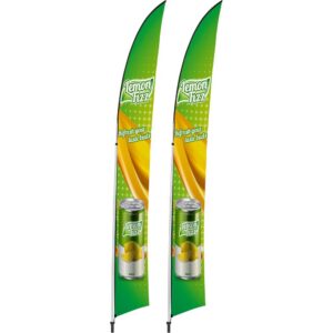 Print Hut Legend 4m Arcfin Flying Banner (Set of 2)