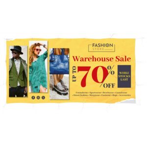 Print Hut Sublimated Display Fabric Banner 3m x 1.5m
