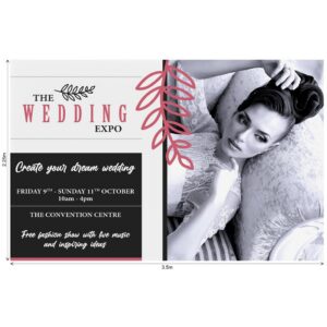 Print Hut Legend Curved Banner Wall Skin 3.5m x 2.25m (Excludes Hardware)