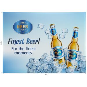 Print Hut Legend Straight Banner Wall Skin 3m x 2.25m (Excludes Hardware)