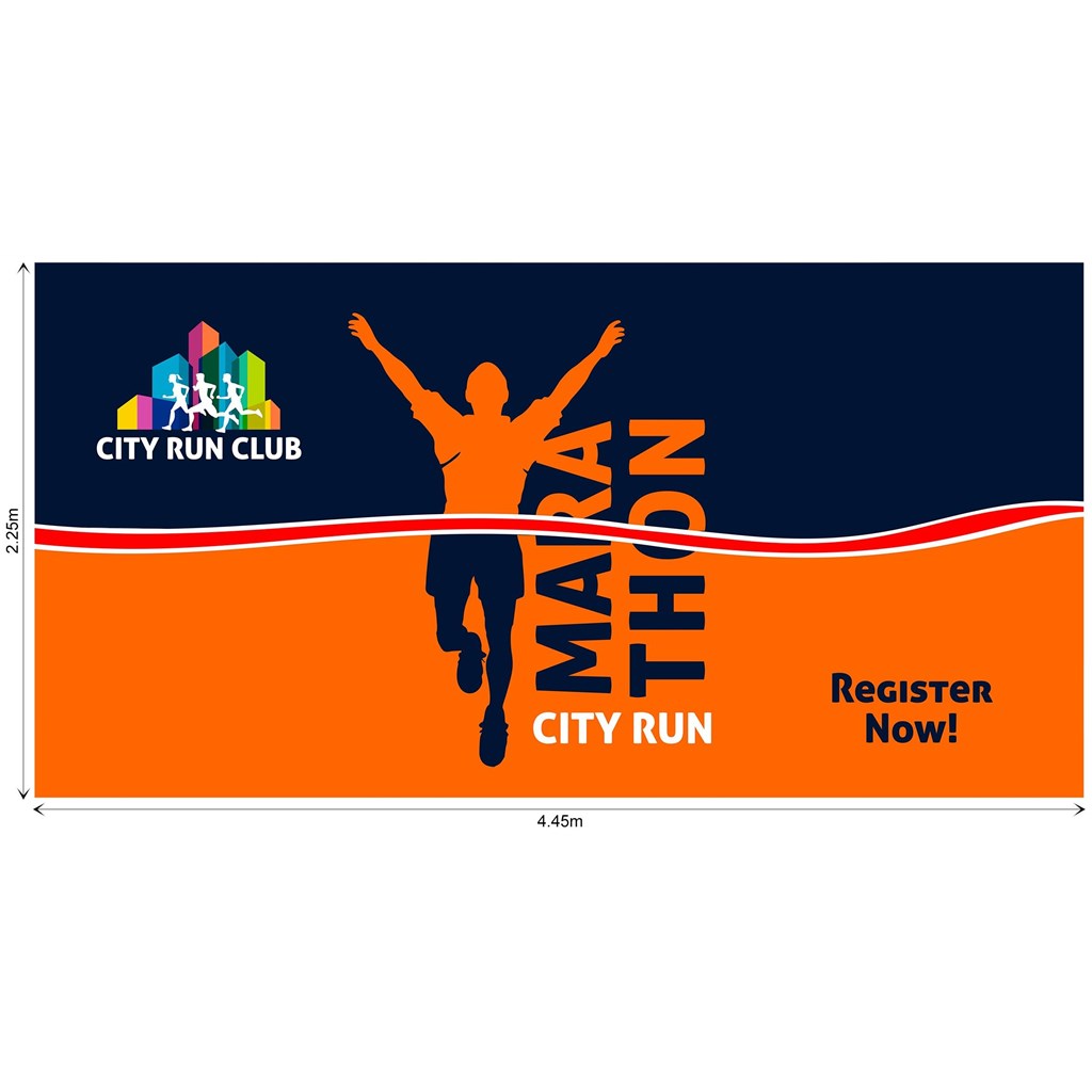 Print Hut Legend Straight Banner Wall Skin 4.45m x 2.25m (Excludes Hardware)
